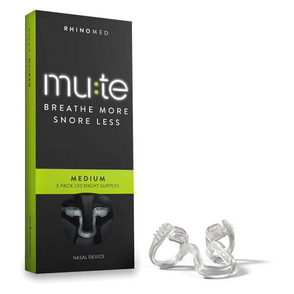 Mute Anti-Snoring Nasal Breathing Device - Medium